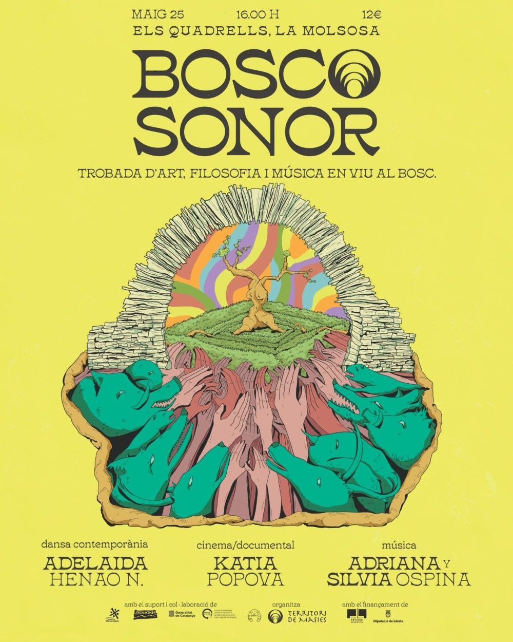 Segona edició de Bosc(o) Sonor - Orri dels Èns, Territori de Masies i l’Associació Cultural d’Els Quadrells