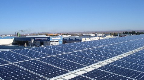 Foto: coberta fotovoltaica GEA