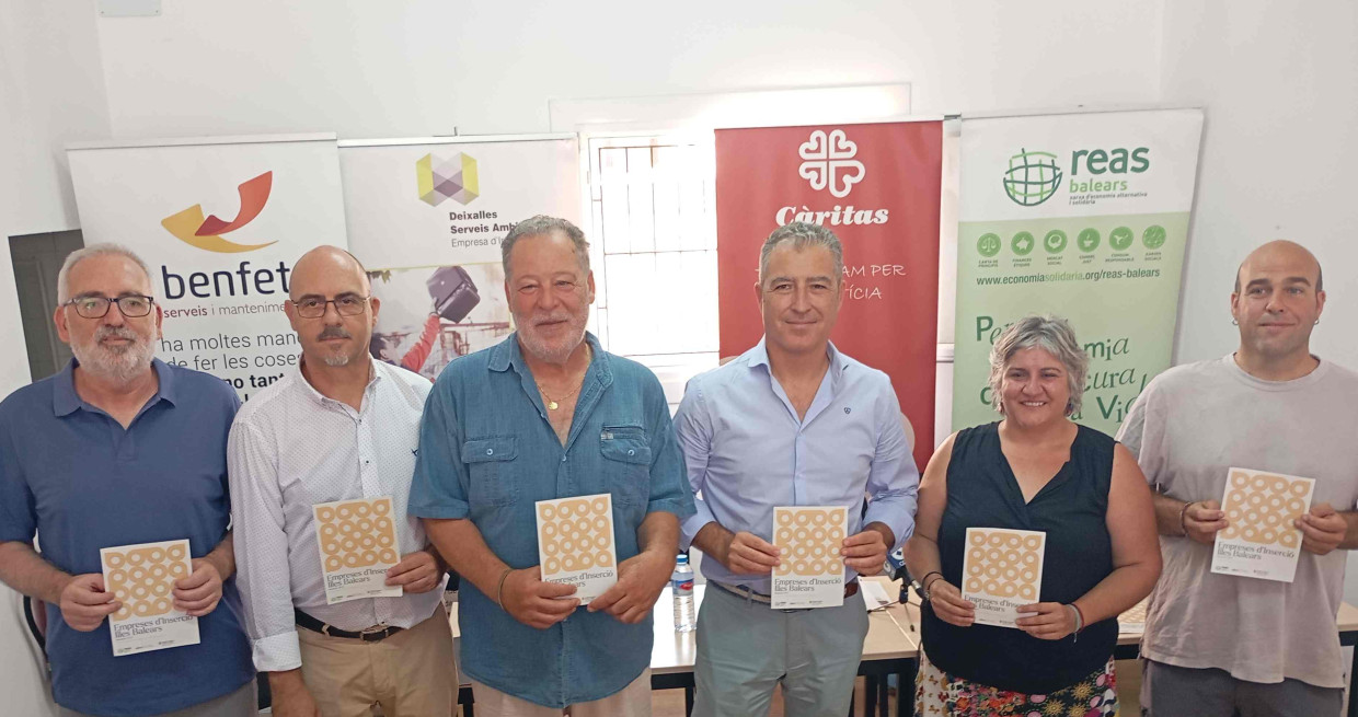 REAS Balears representa cinc empreses d'inserció i d'economia solidària actives a les Illes Balears.. REAS Balears