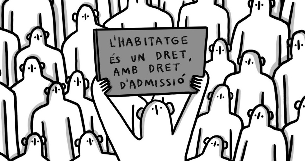 Aquesta setmana visualitzem l'odissea per trobar un pis a causa de la mercantilització de l'habitatge.. Jordi Barenys Haya