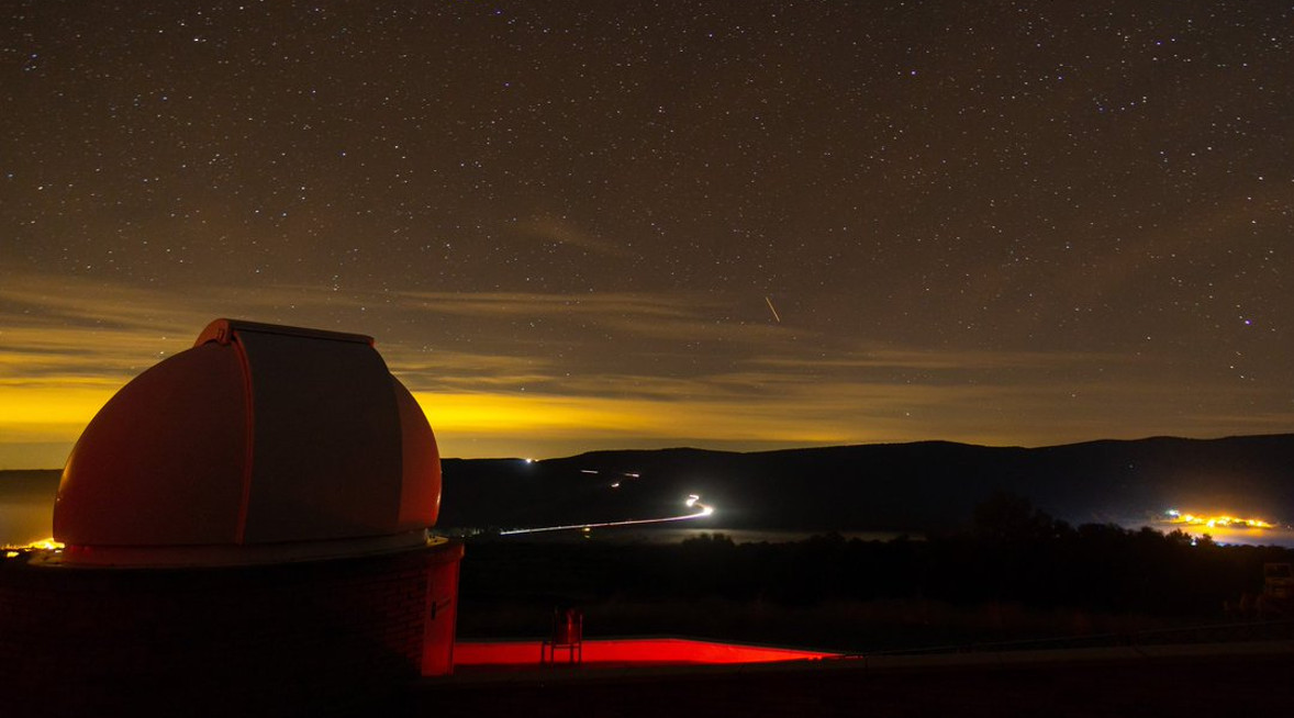 El Centre d'Observació de l'Univers, a la instal·lació del Parc Astronòmic Montsec. COU